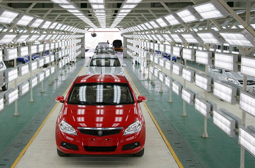 現(xiàn)代化生產(chǎn)車間一角